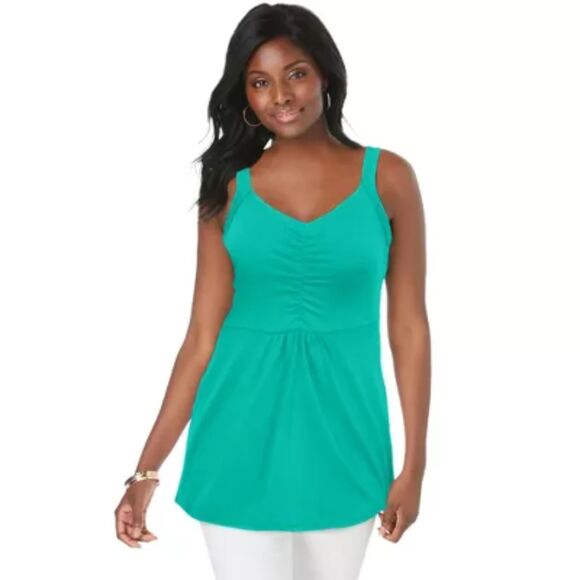 EUC Jessica London Tank Top Sz 22/24 J-14 - Picture 1 of 8